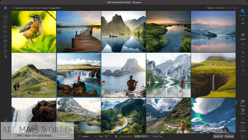 ON1 Photo RAW 2023 for macOS Free Download