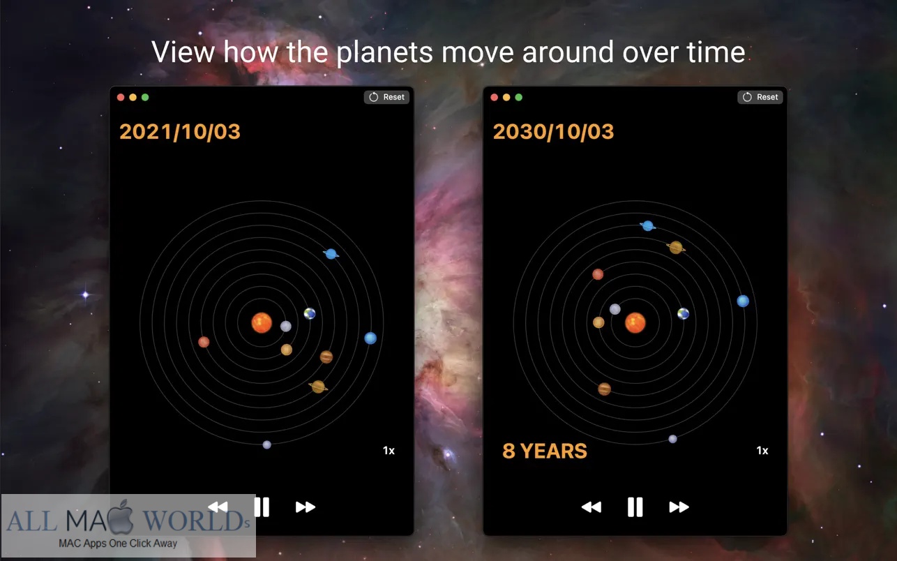 8Planets Solar System Viewer for Mac Free Download