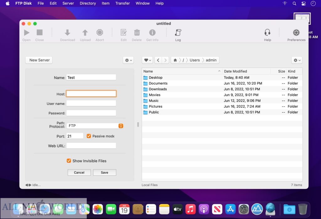 FTP Disk for macOS Free Download