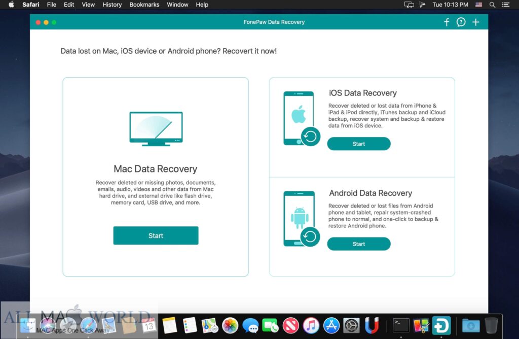 FonePaw Data Recovery 3 for Mac Free Download