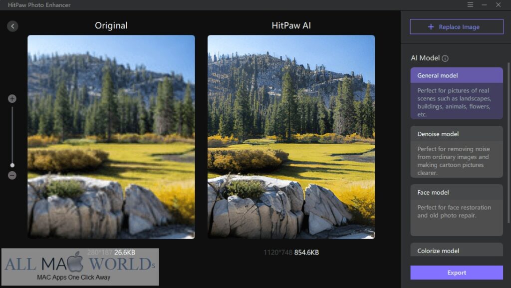 HitPaw Photo Enhancer for macOS Free Download
