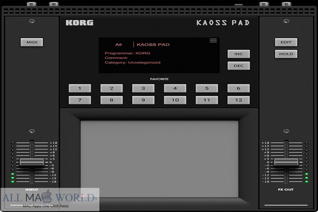 KORG Software KAOSS PAD for macOS Free Download