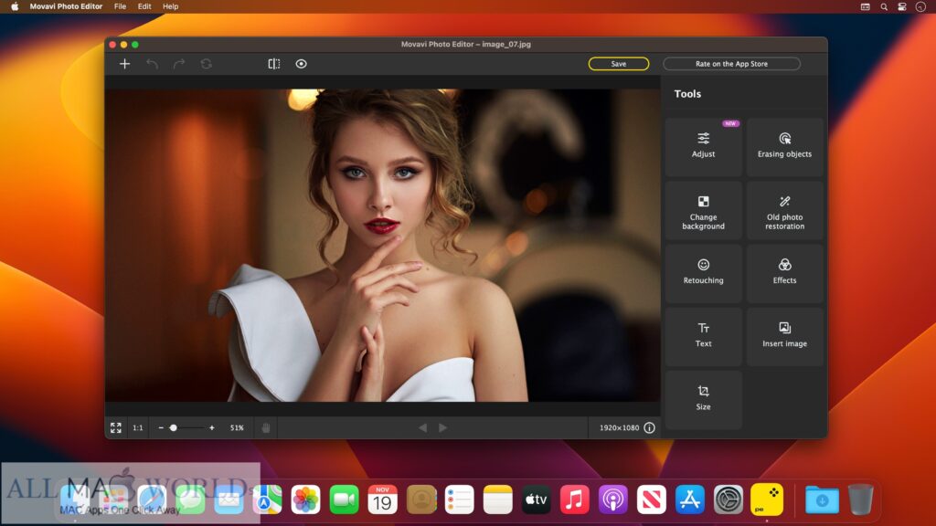 Movavi Photo Editor 23 for macOS Free Download