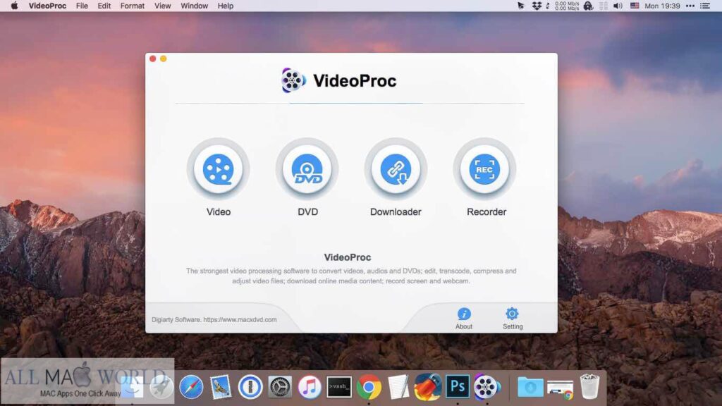 VideoProc Converter 5 for Mac Free Download