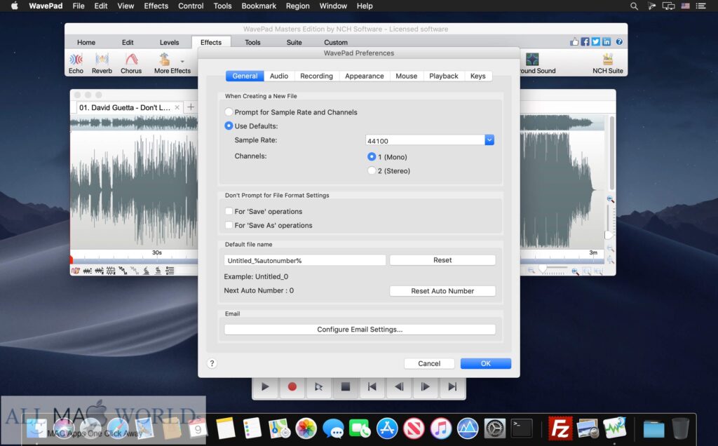 WavePad Masters Edition 16 for macOS Free Download