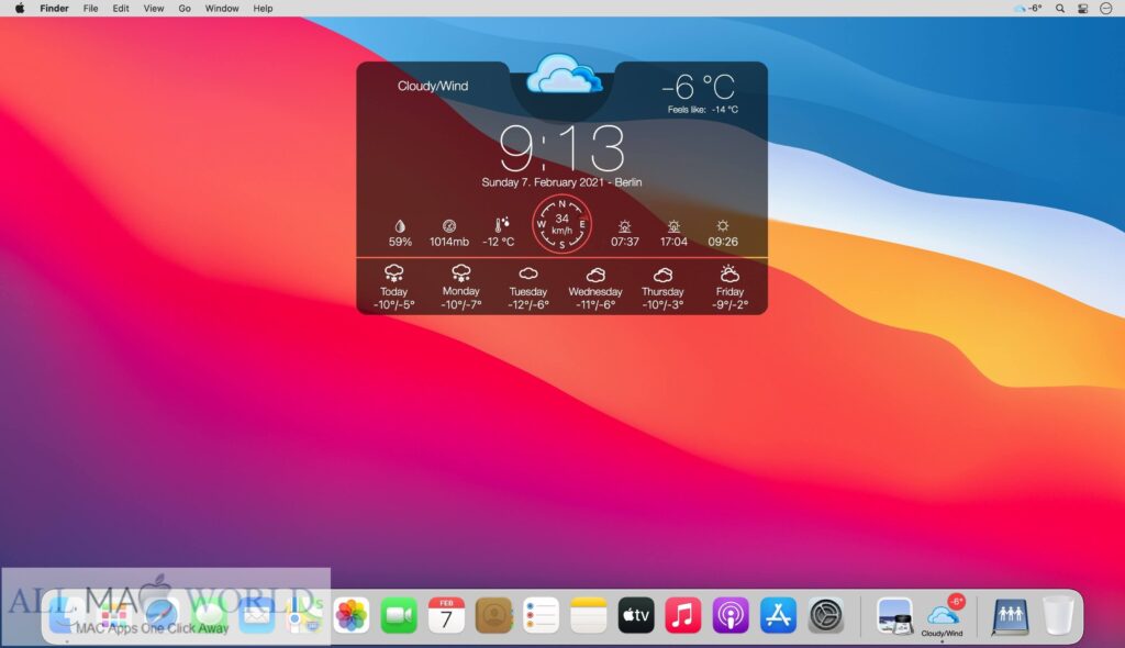 Weather Widget Live 4 for Mac Free Download