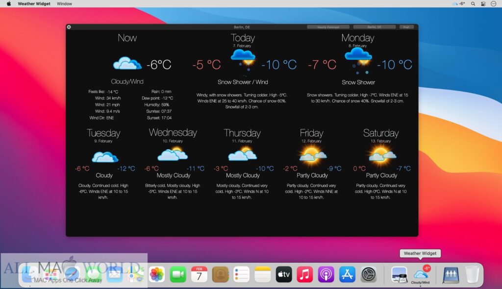 Weather Widget Live 4 for macOS Free Download