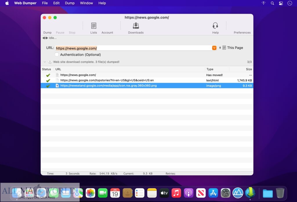 Web Dumper 3 for macOS Free Download