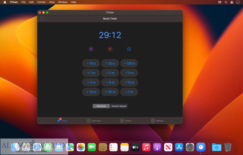 1Timer Voice Timer for macOS Free Download