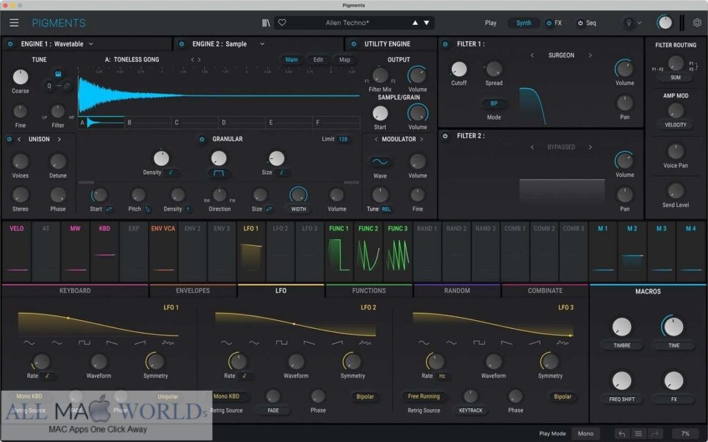 Arturia Pigments 4 for macOS Free Download