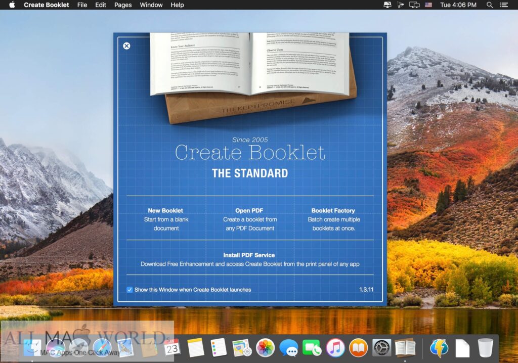 Create Booklet 1.3 for Mac Free Download