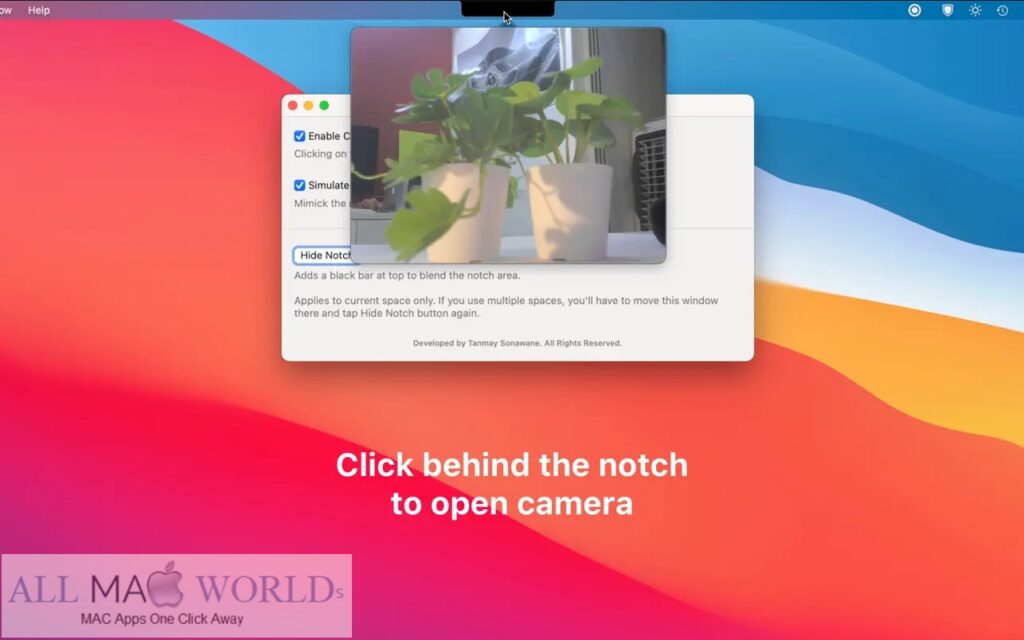 NotchCam 1.4 for Mac Free Download