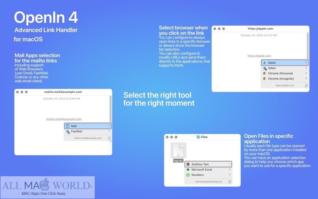 OpenIn Advanced Link Handler 4 for Mac Free Download
