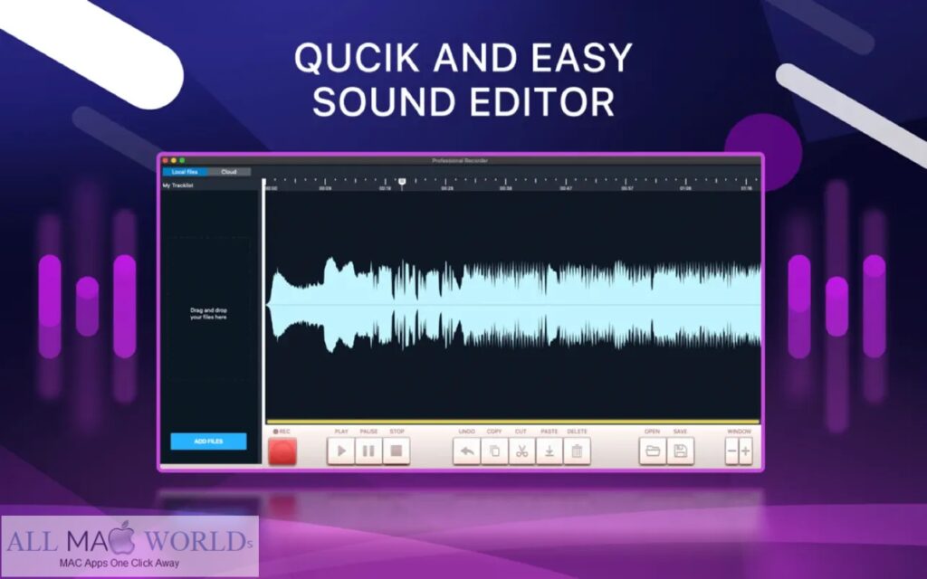 Professional Recorder & Editor 6 for macOS Free Download