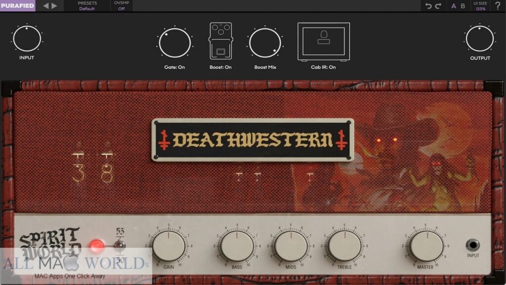 Purafied DEATHWESTERN Amp for macOS Free Download