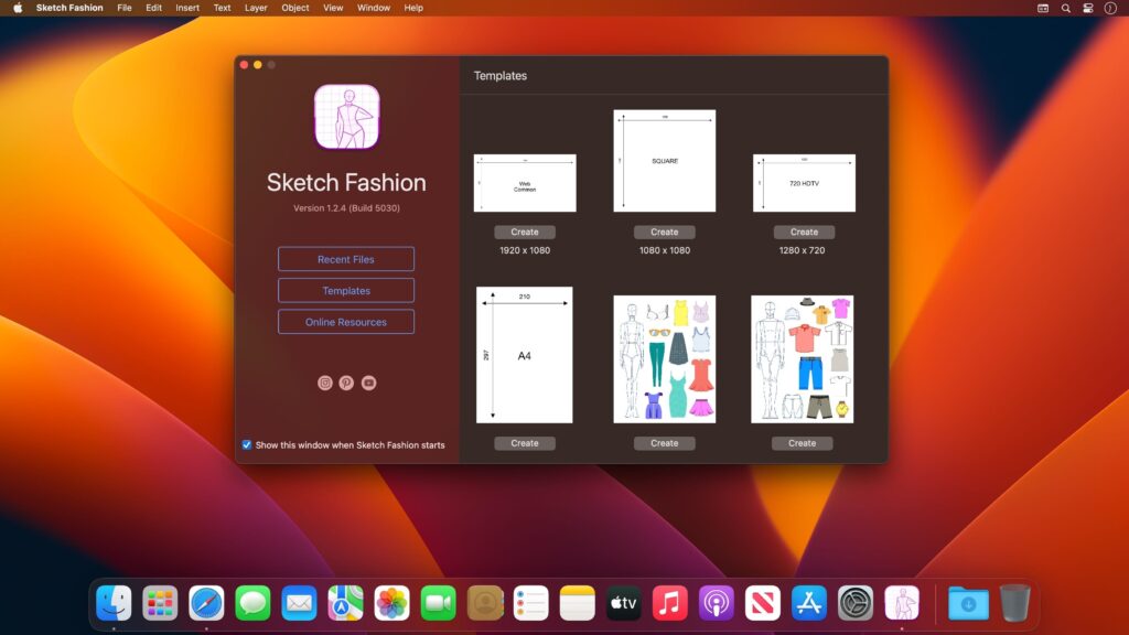 Sketch Fashion 1.2 for macOS Free Download