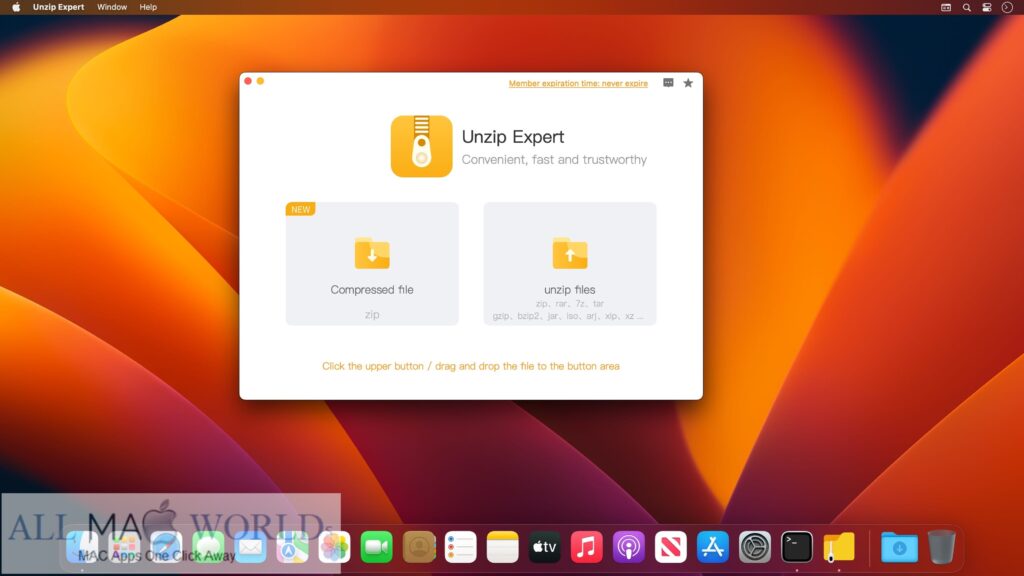 Unzip Expert Zip file tool 1.4 for Mac Free Download