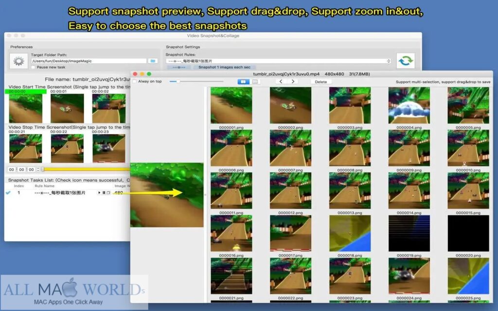 Video Snapshot&Collage 2 for macOS Free Download