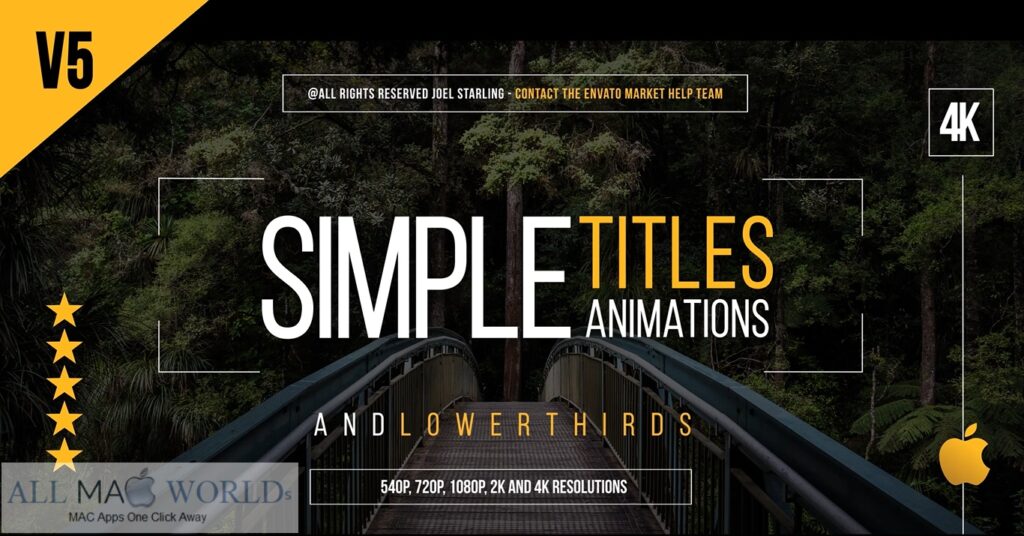 Videohive 30 Simple Titles Plugin for Final Cut Pro X V5 Free Download