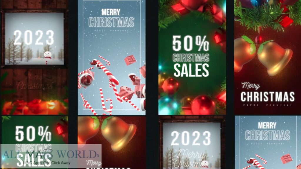 Videohive Christmas Creative Posts and Stories Plugin For Final Cut Free Download