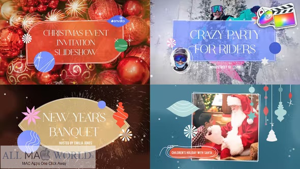 Videohive Christmas Event Invitation Slideshow Project For Final Cut Free Download