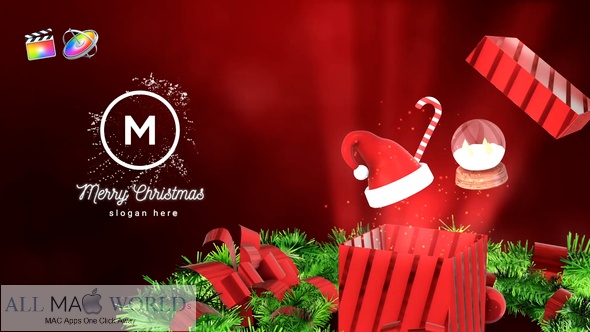 Videohive Christmas Gift Box Logo Reveal Plugin For Final Cut Free Download