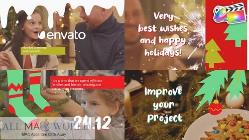 Videohive Christmas Greeting Scenes Project For Final Cut Free Download