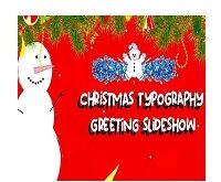Videohive Christmas Typography Greeting Slideshow For Final Cut Download Free