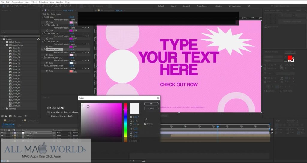 Videohive New Year Typography Slides Project For Final Cut