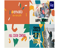 Videohive New Year Typography Slides for After Effects Download Free