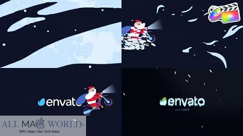 Videohive Santa Moto Logo Opener Project For Final Cut Free Download