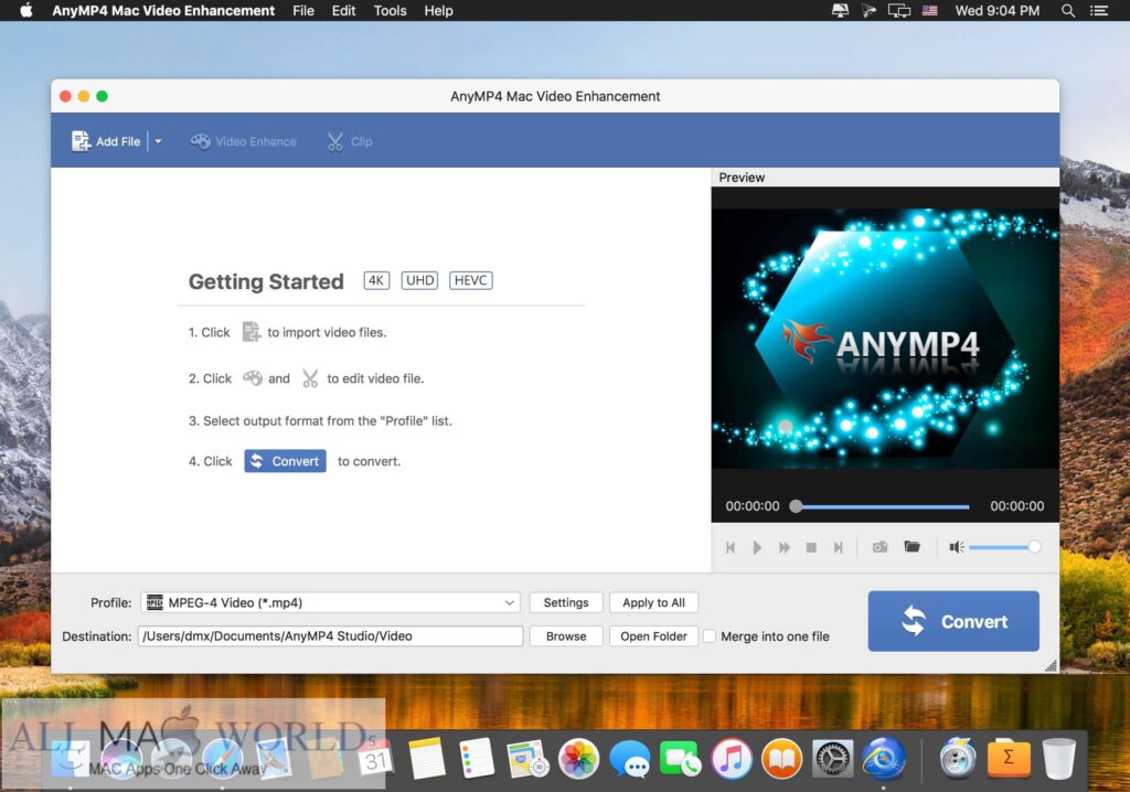 AnyMP4 Video Enhancement 8 for Mac Free Download