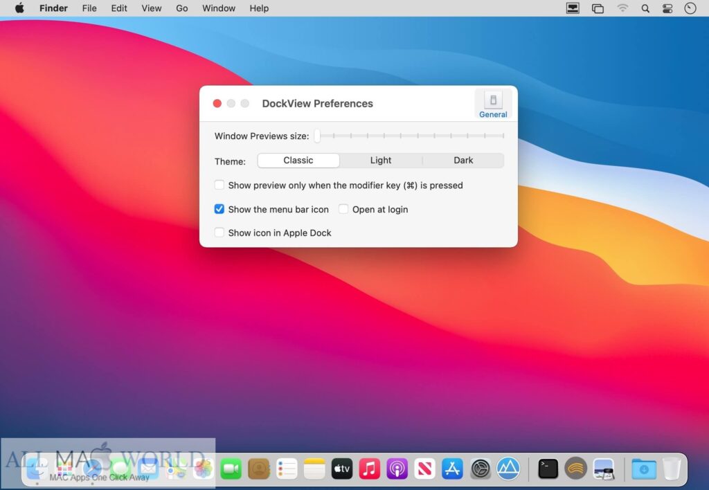 DockView 1.3 for Mac Free Download