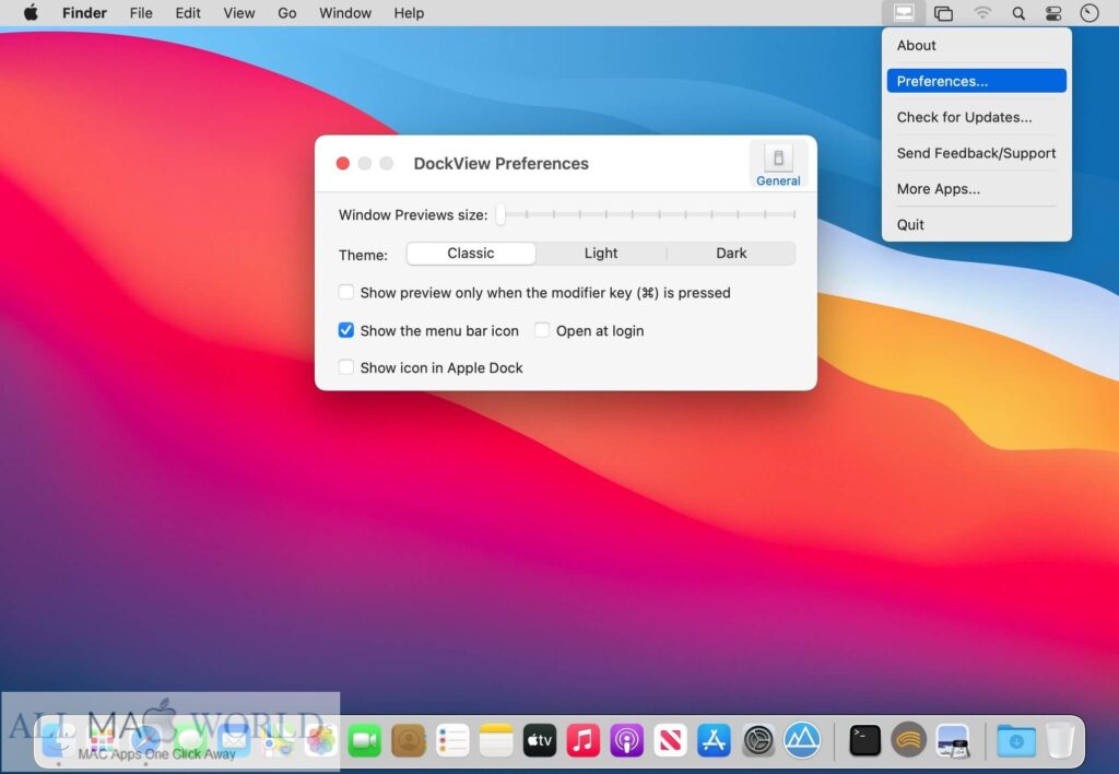 DockView 1.3 for macOS Free Download