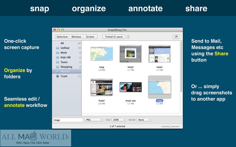 SnapNDrag Pro Screenshot 4 for Mac Free Download
