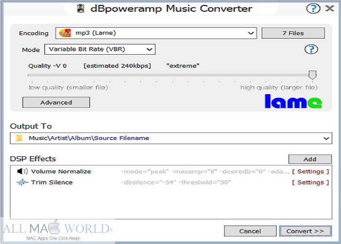 dBpoweramp Music Converter 2023 for Mac Free Download