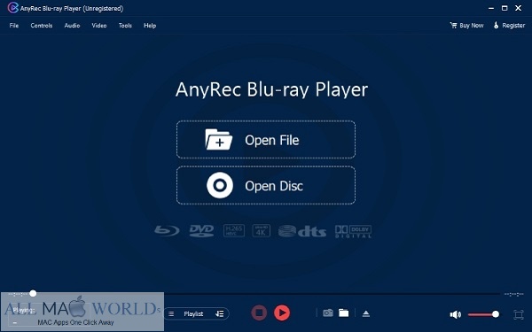AnyRec Blu-ray Player 1.0 for Mac Free Download