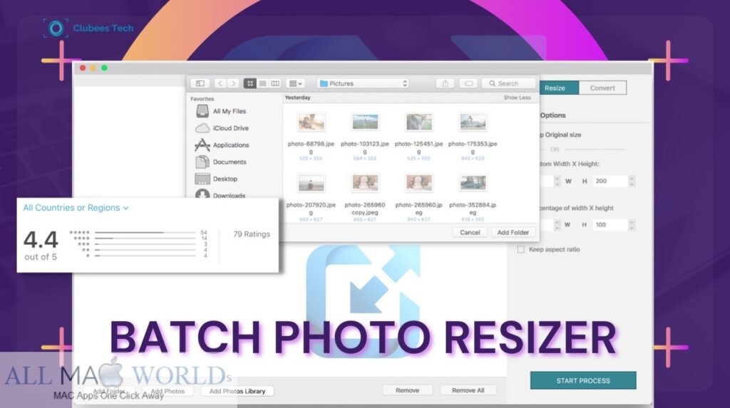 Batch Photo Resizer 3 for Mac Free Download