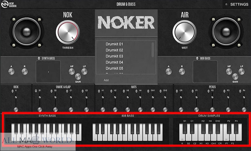 New Nation Noker Drum & Bass for macOS Free Download