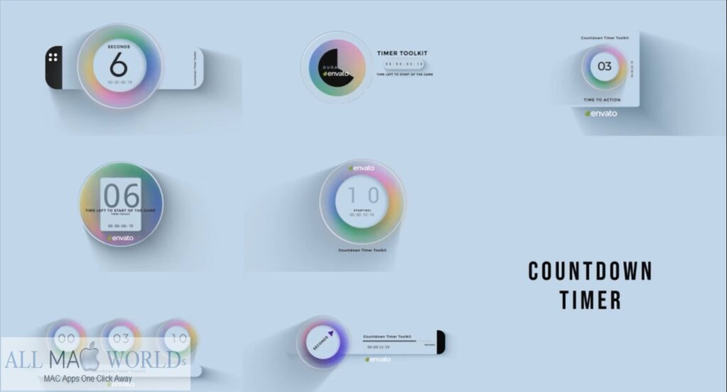 Videohive Countdown Timer Toolkit 16 Project for After Effects Free Download