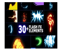 Videohive Flash FX Elements Pack for After Effects Download Free
