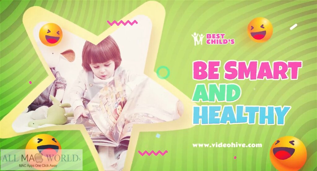 Videohive Kids YouTube Blog Intro Plugin for After Effects Free Download