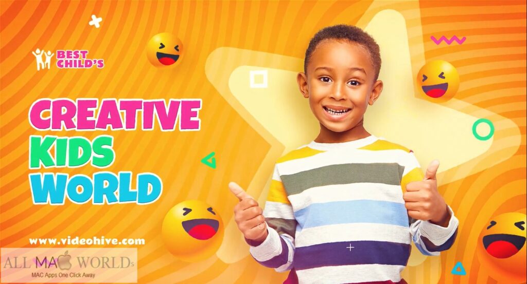 Videohive Kids YouTube Blog Intro Project for After Effects Free Download
