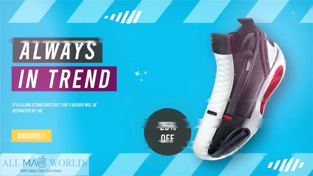 Videohive Sneakers Sale Promo Plugin for After Effects Free Download