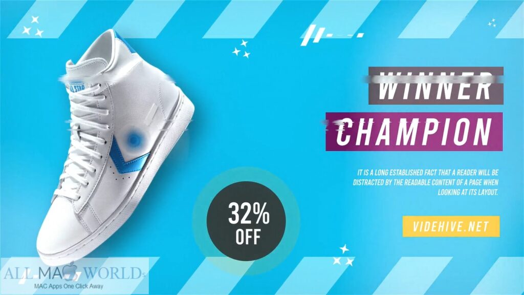 Videohive Sneakers Sale Promo Project for After Effects Free Download