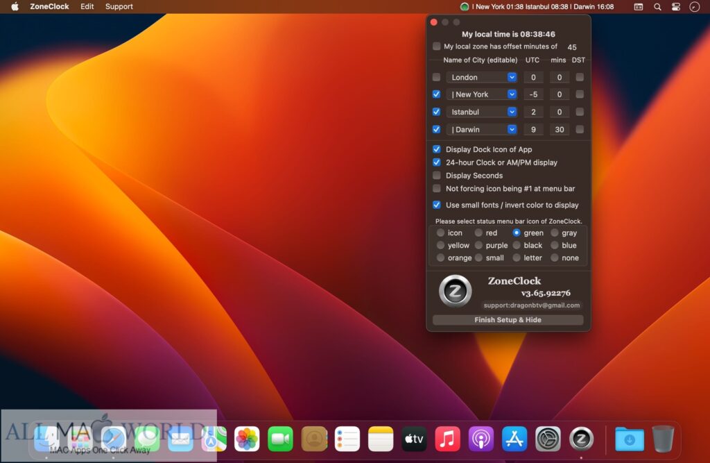 ZoneClock 3 for Mac Free Download