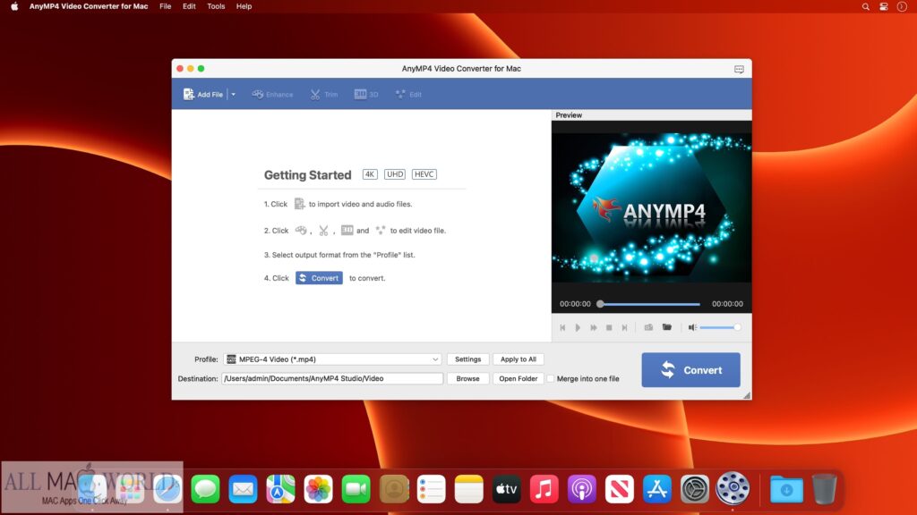 AnyMP4 Video Converter 8 for Mac Free Download