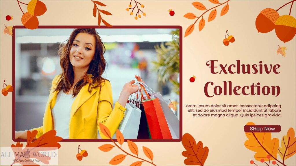 Autumn Fashion Sale Promo Plugin for After Effects Free Download