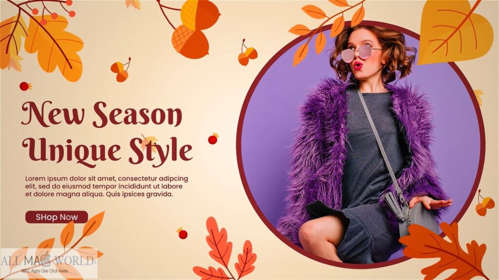 Autumn Fashion Sale Promo Project for After Effects Free Download