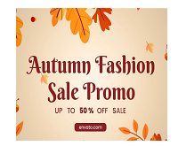 Autumn Fashion Sale Promo for After Effects Download Free